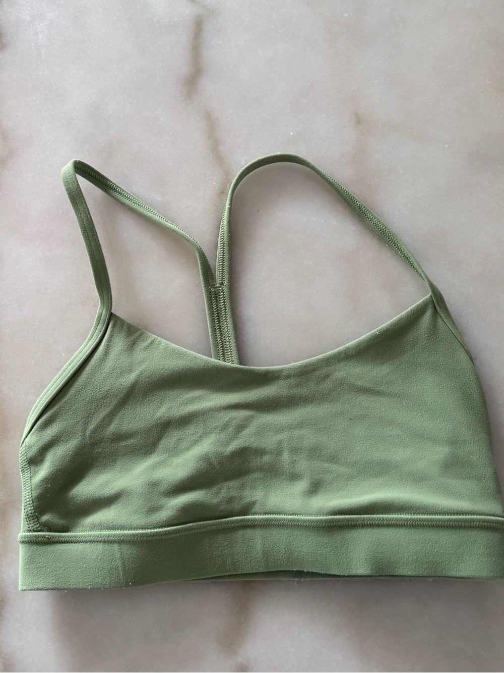 Lululemon 4 light sage Olive Green Seamless Bralette - Women